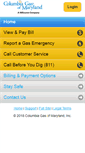 Mobile Screenshot of columbiagasmd.com